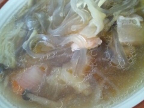 圧力鍋で★ごぼうと、鶏肉の中華スープ